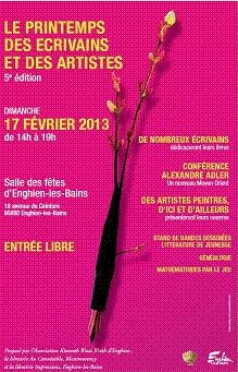 printemps des ecrivains et des artistes enghien