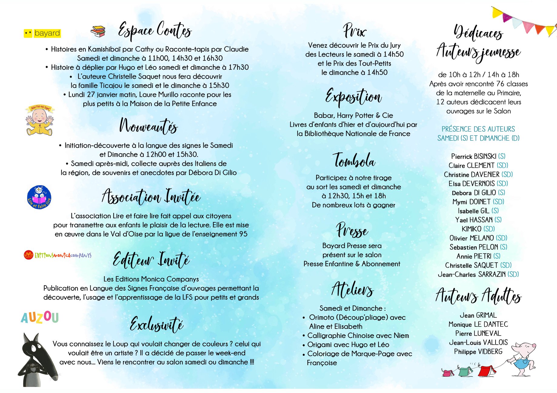 programme 2020 de la fete du livre de Domont