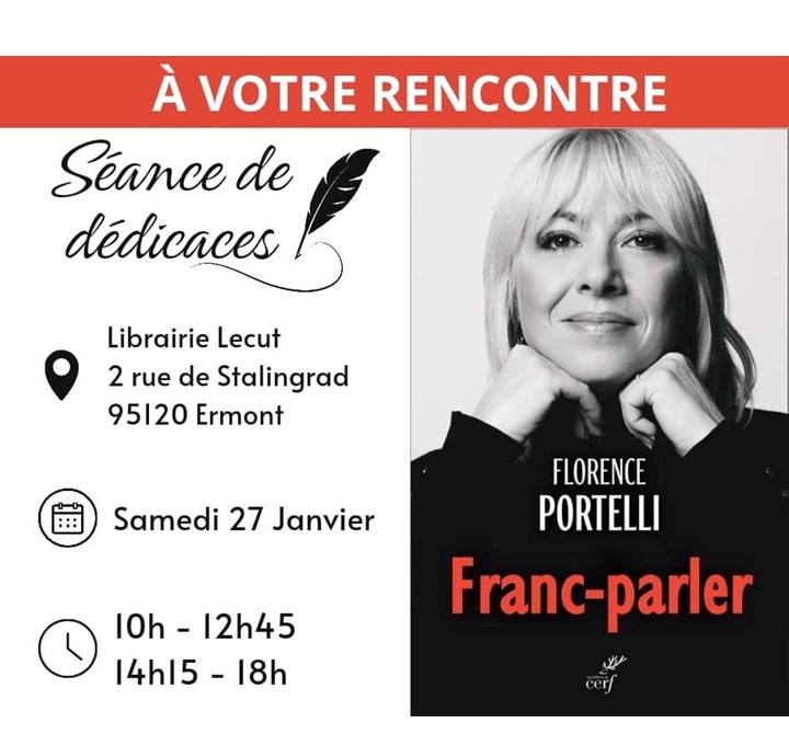Séance dédicaces avec Florence Portelli pour son premier livre