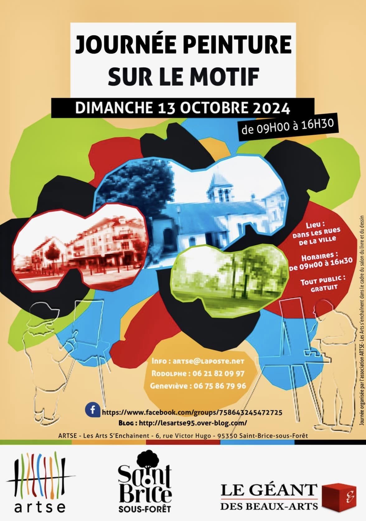 Journée peinture sur le motif - Saint-Brice-sous-Forêt - 13 octobre 2024