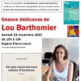 Séance dédicaces de Lou Barthomier à Ermont : l'occasion de rencontrer la jeune autrice prometteuse de Saint-Prix !