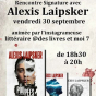 Rencontre-signature avec Alexis Laipsker, auteur des polars Les Poupées et Le Mangeur d'âmes