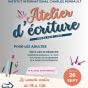 Atelier d'&eacute;criture de l'Institut International Charles Perrault