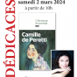 Séance dédicaces de Camille de Peretti pour nouveau livre L’inconnue du portrait