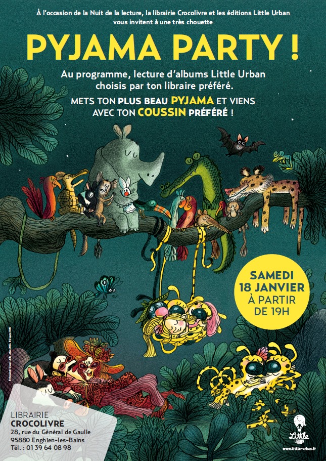 PYJAMA PARTY chez Crocolivre