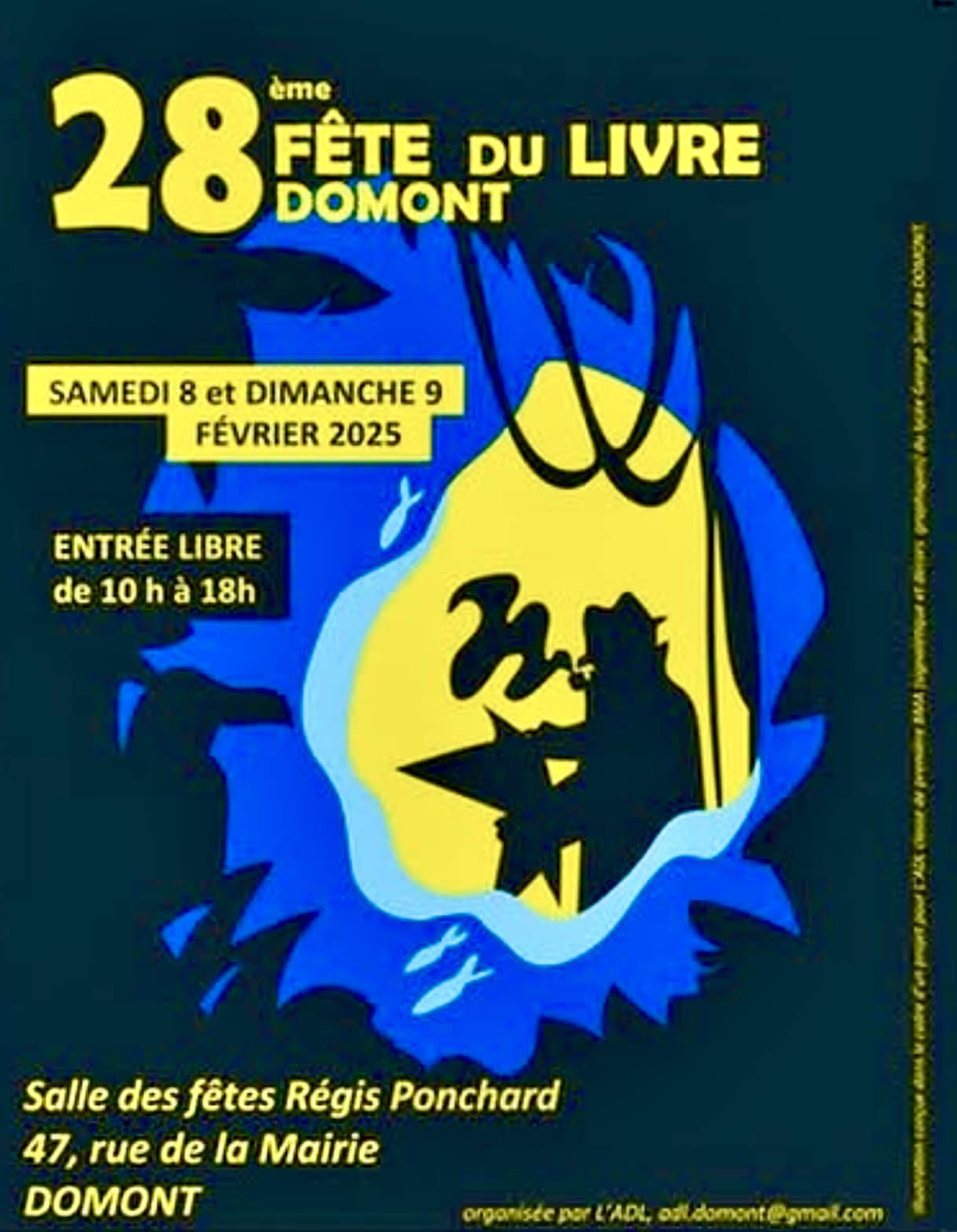 Fete du livre à Domont - 8 et 9 février 2025
