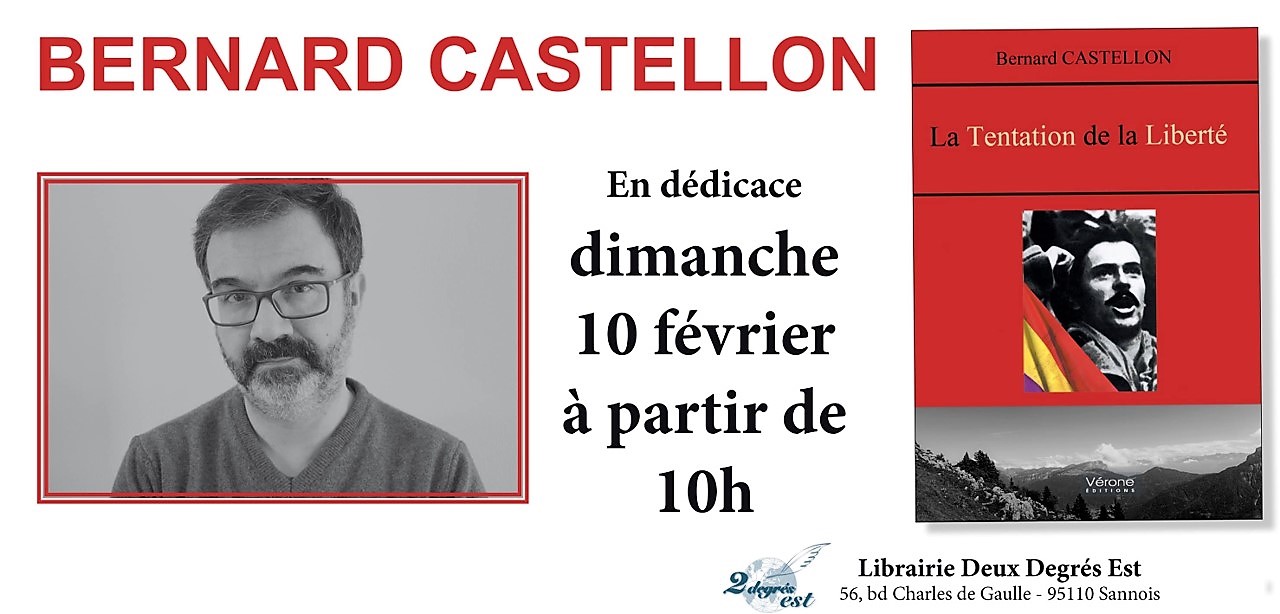 Séance dédicaces de Bernard Castellon à Sannois
