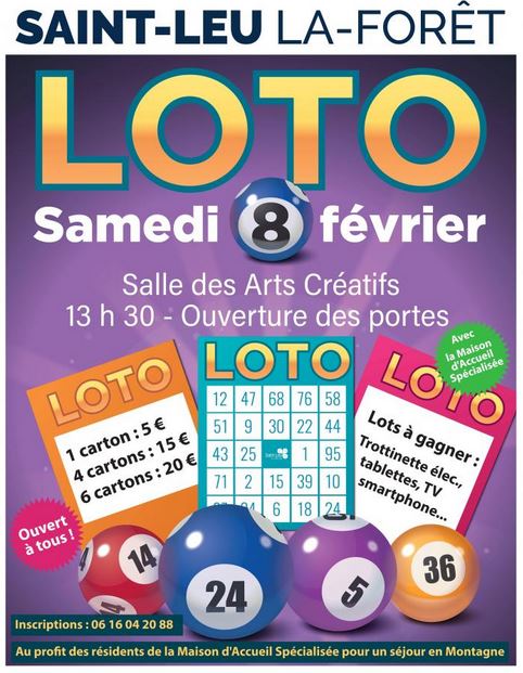 Loto à Saint-Leu-la-Forêt - 8 février 2025