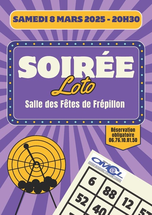 Loto à Frépillon 8 mars 2025