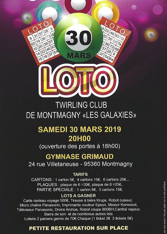 Loto à Montmagny - 30 mars 2019