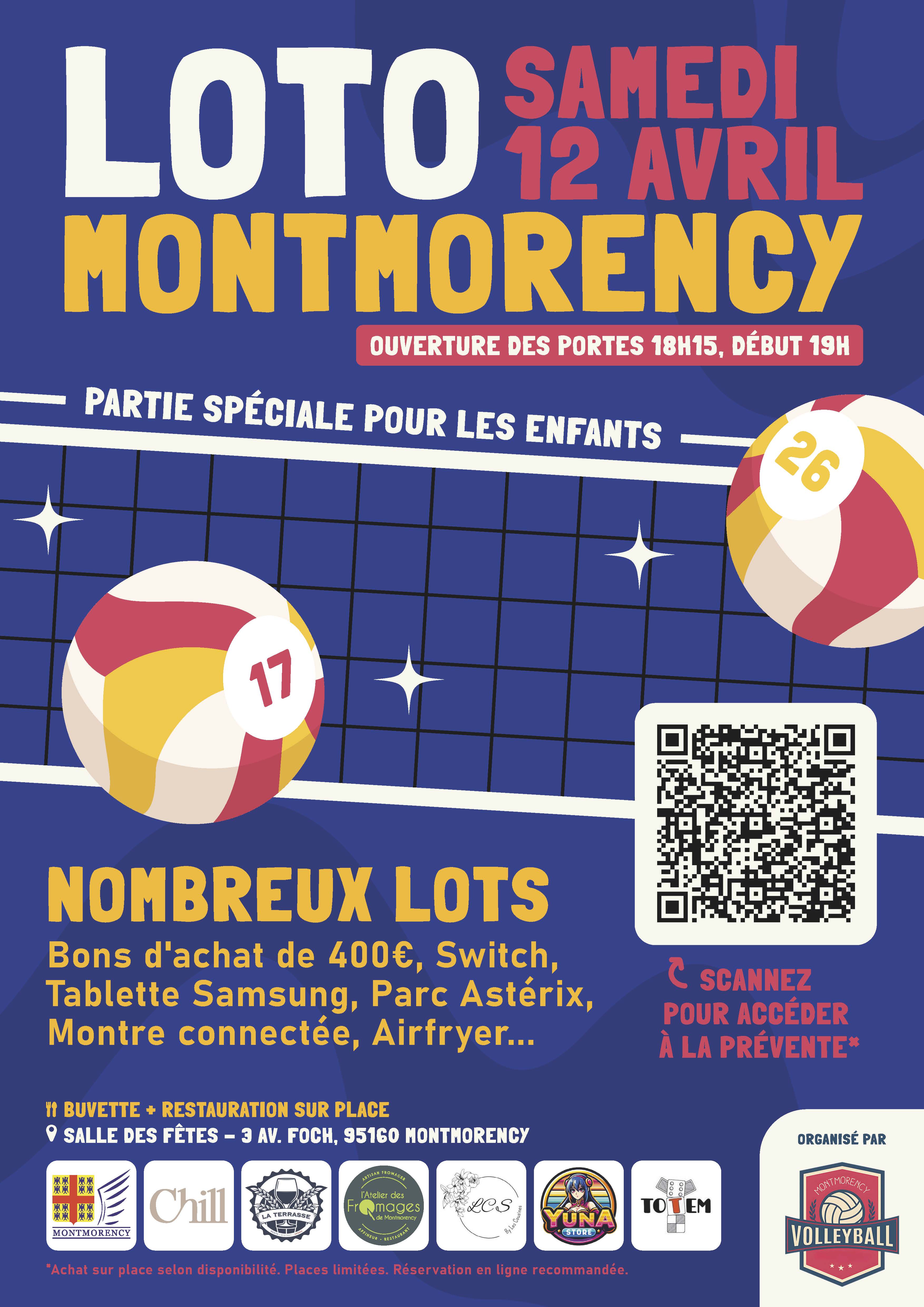 Loto à Montmorency le 12 avril 2025