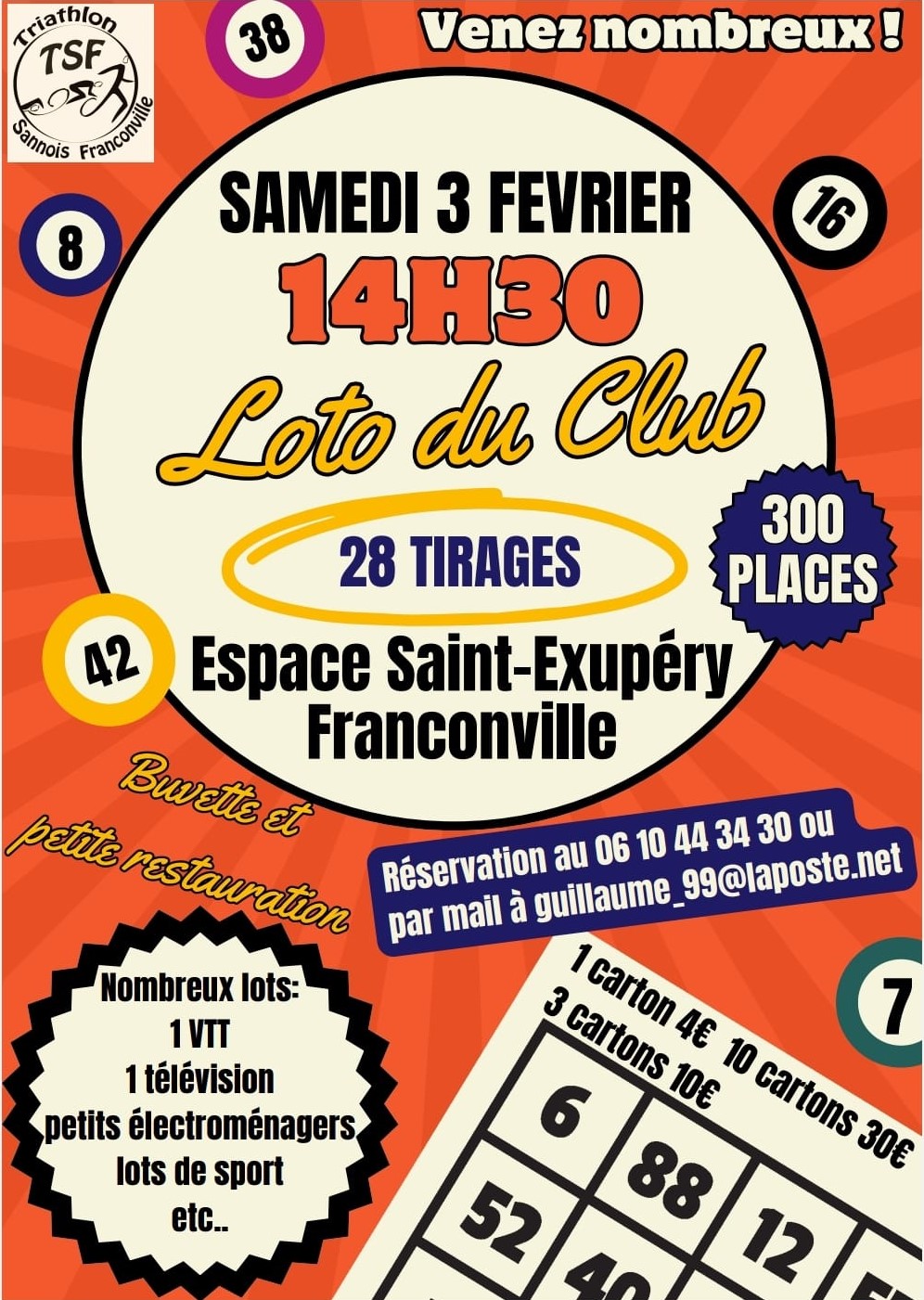 Loto du Triathlon Sannois Franconville 2024