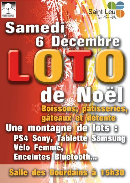 loto Noël 6 décembre 2014
