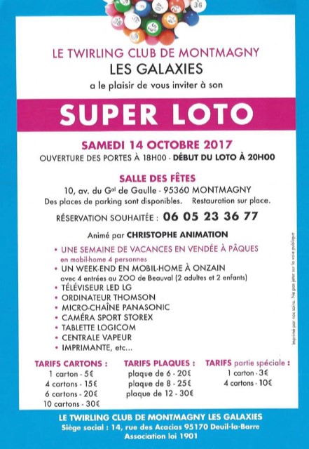 SUPER LOTO à MONTMAGNY