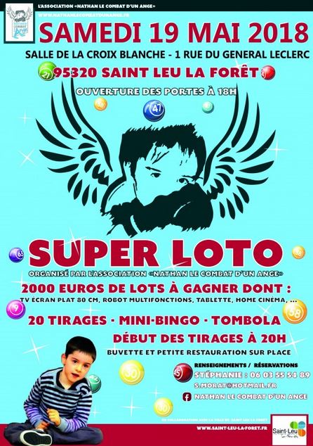 SUPER LOTO à Saint-Leu le 19 mai 2018