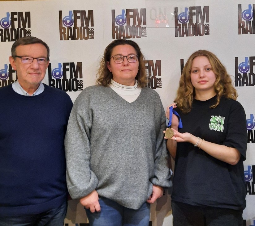 Didier Delattre avec Anaïs Deshayes et sa maman 