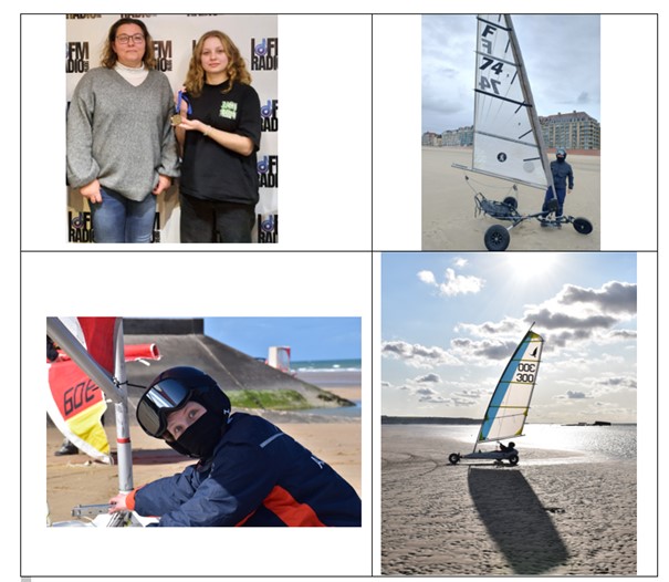 Anaïs Deshayes championne de char à voile