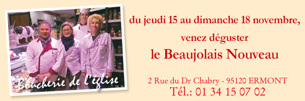 BOUCHERIE DE L'EGLISE ERMONT