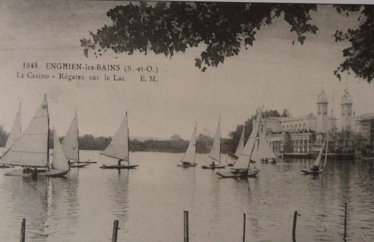 Régates sur le lac d'Enghien (collection SNE)