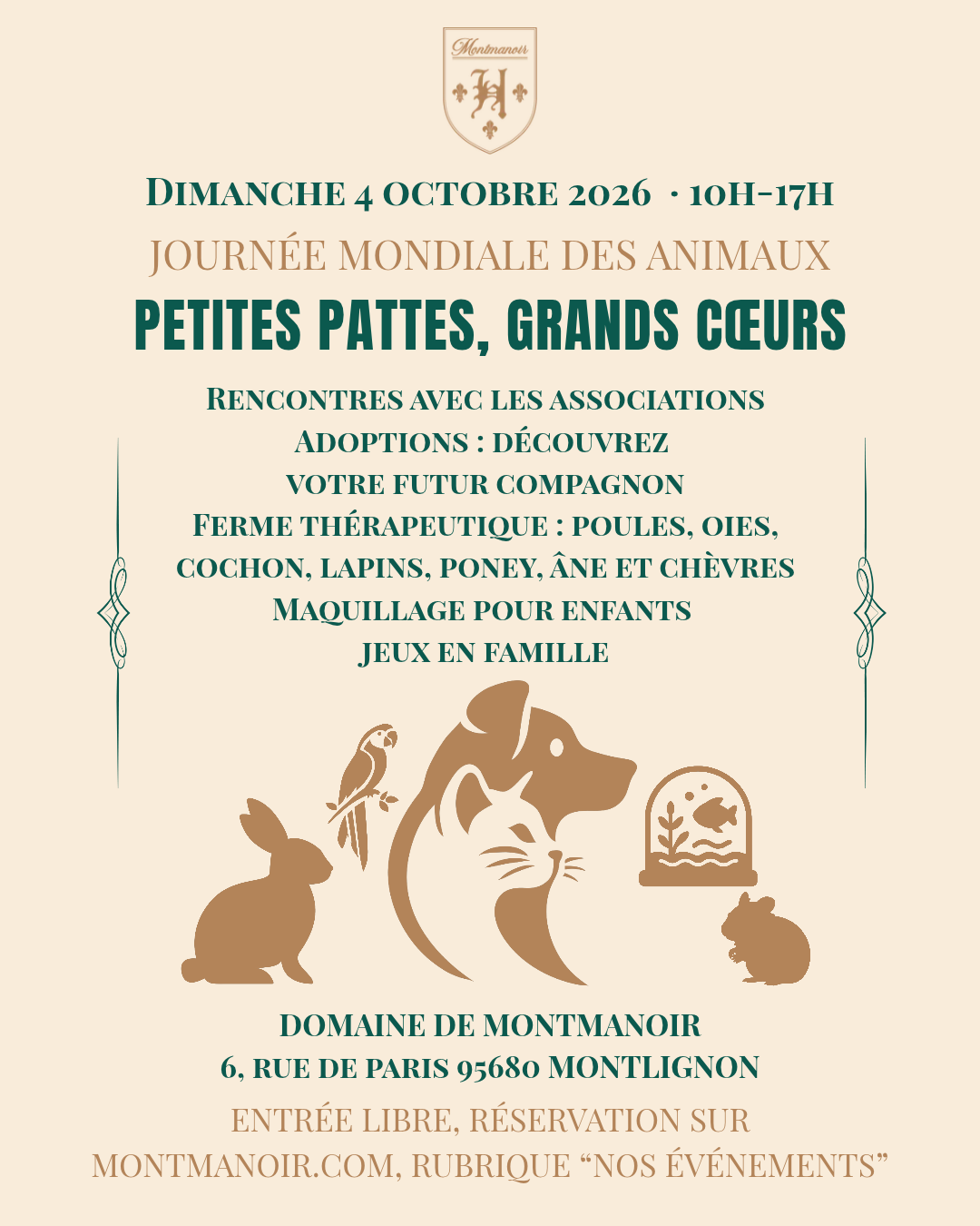 Journ&eacute;e mondiale des animaux : 