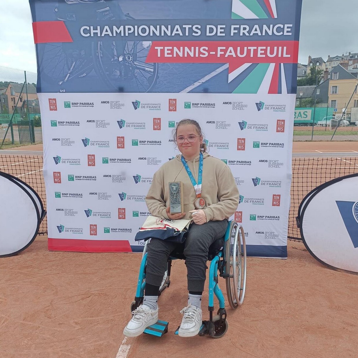 Lucie Crest aux Championnats de France