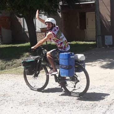 Yanou Jaouen a traversé l'Argentine à vélo