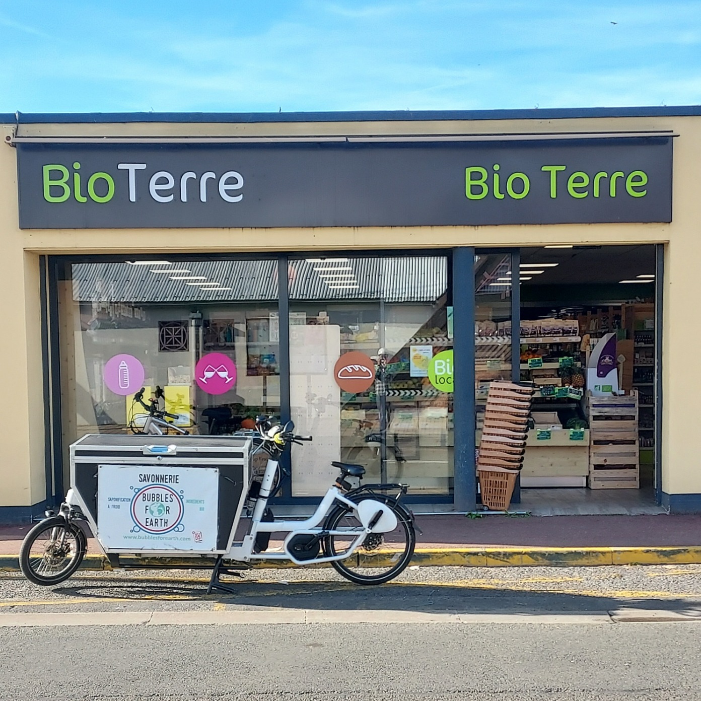 Bubbles for earth - Jérémy Le Goff - livraison en vélo cargo