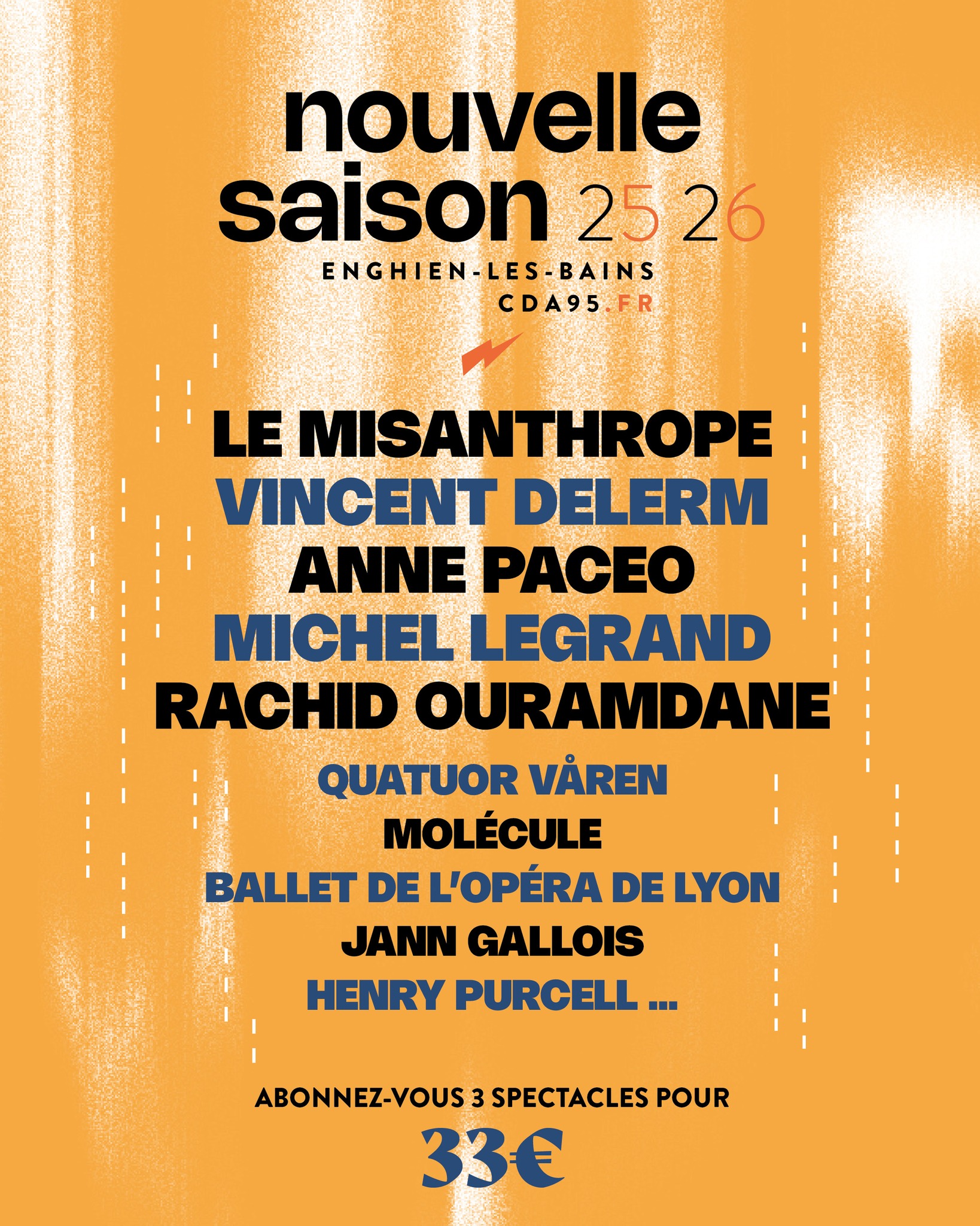 Saison culturelle CDA Enghien - 2025