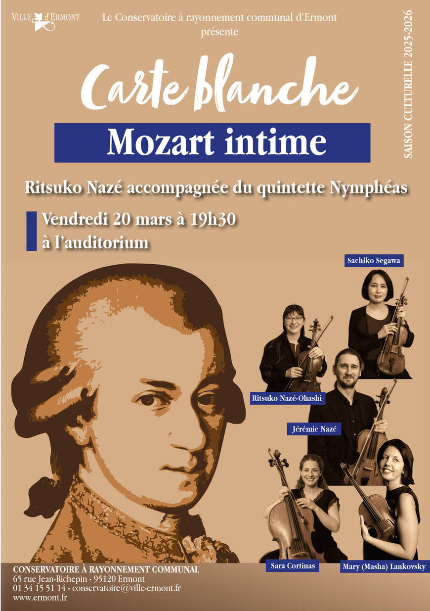 CARTE BLANCHE Mozart intime