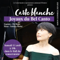 Carte blanche&nbsp;: "Joyaux du Bel Canto" (saison culturelle)