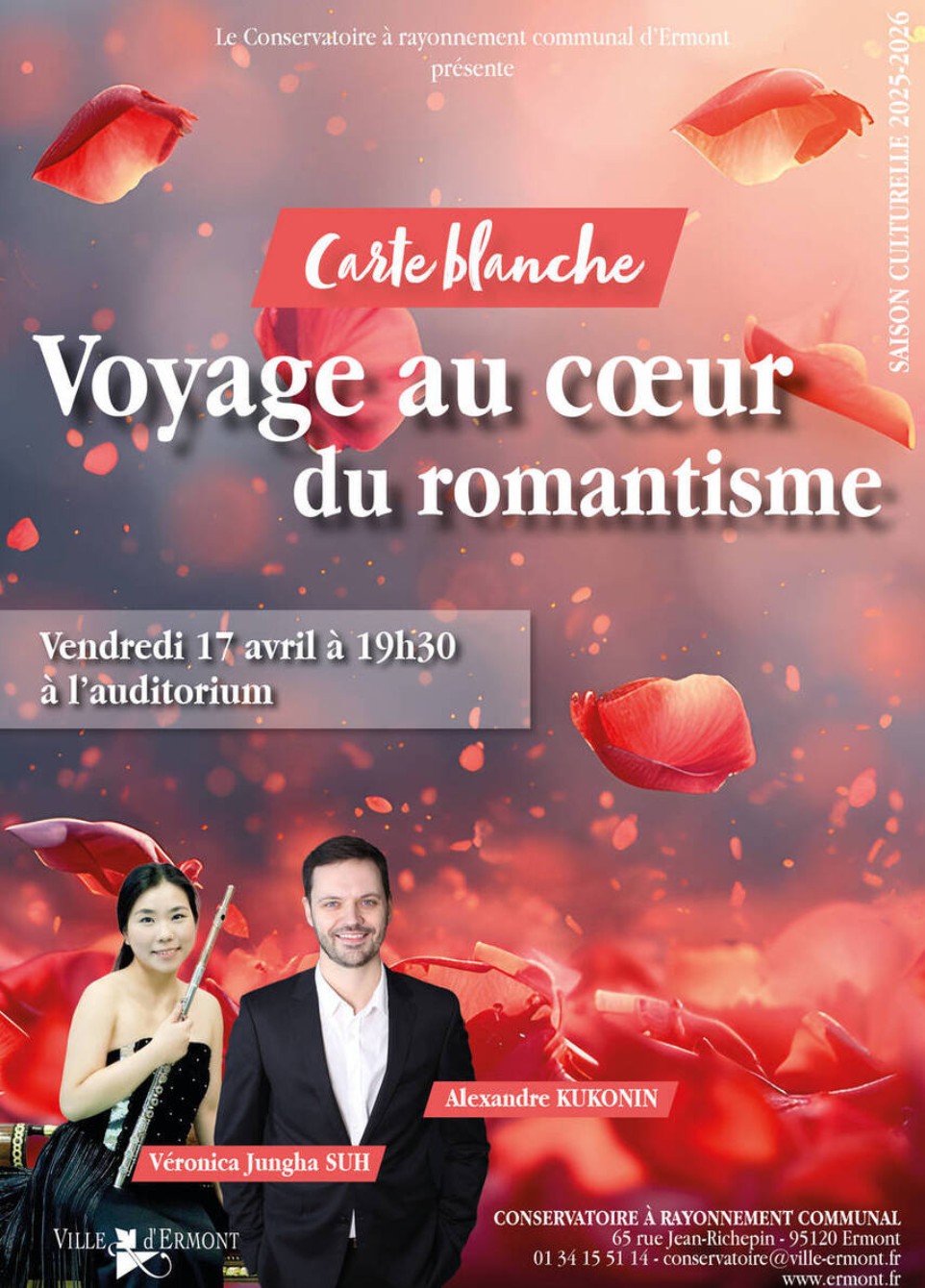 CONCERT Voyage au coeur du romantisme