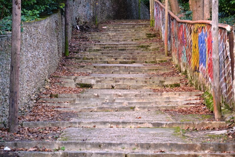 Les 100 marches - Chemin du Mont Griffard