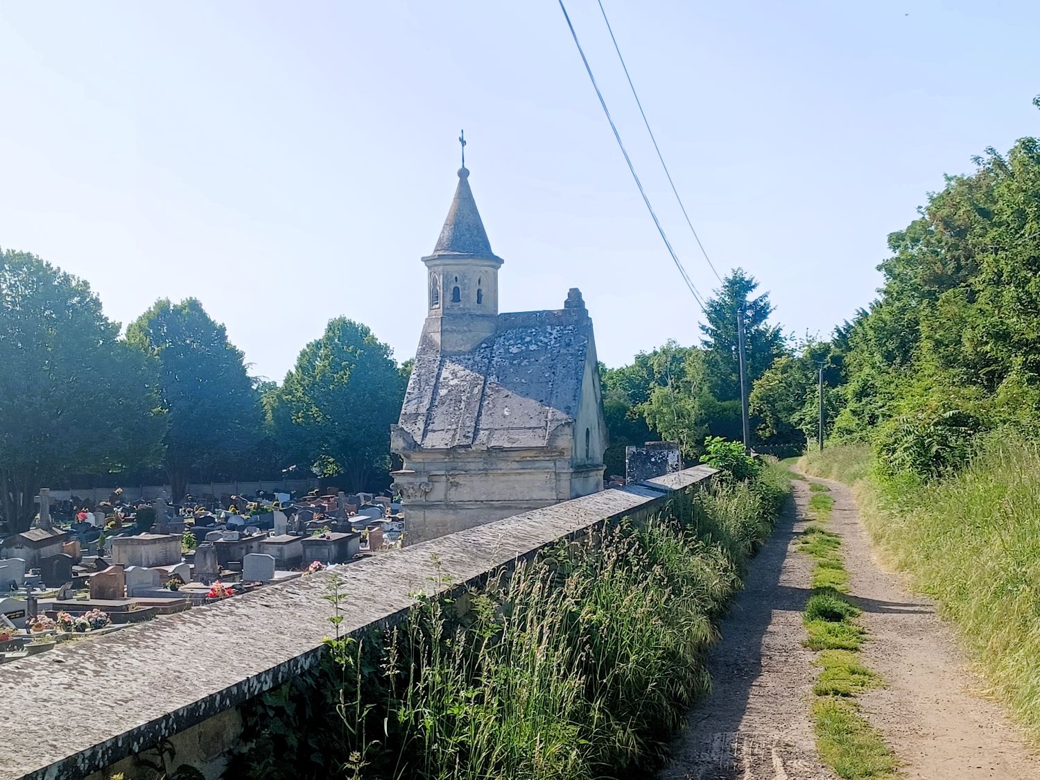 Bessancourt - cimetière - chemin des Volorands Bessancourt - cimetière - chemin des Volorands