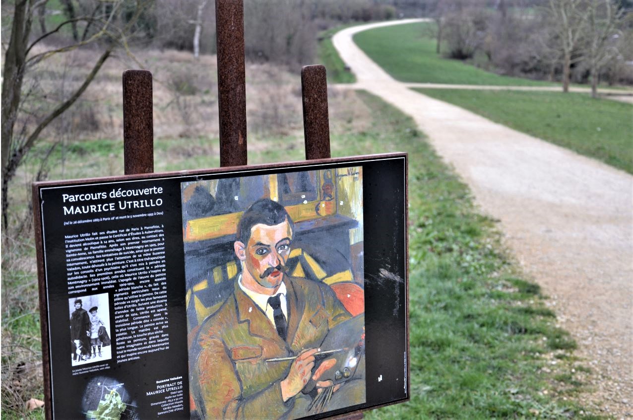Sur les pas de Maurice Utrillo - Butte Pinson