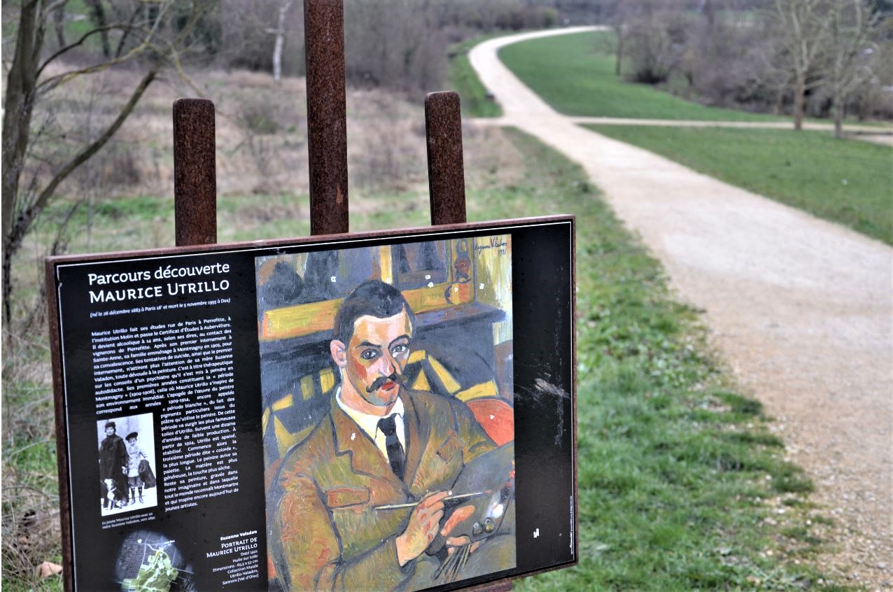 Butte Pinson  - parcours découverte Maurice Utrillo