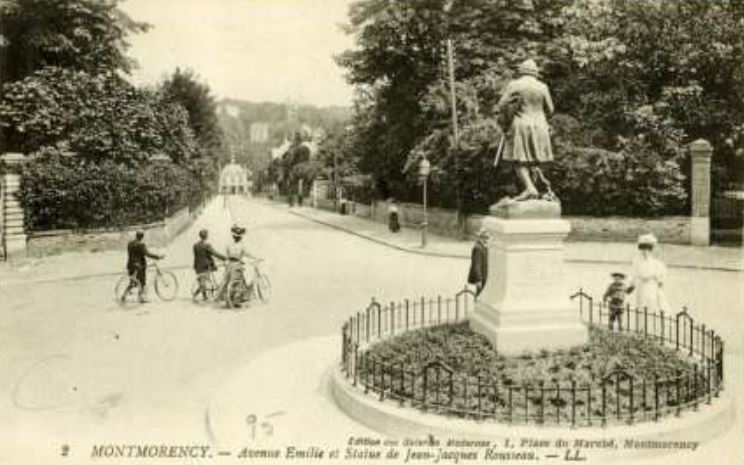 Statue Jean-Jacques Rousseau à Montmorency
