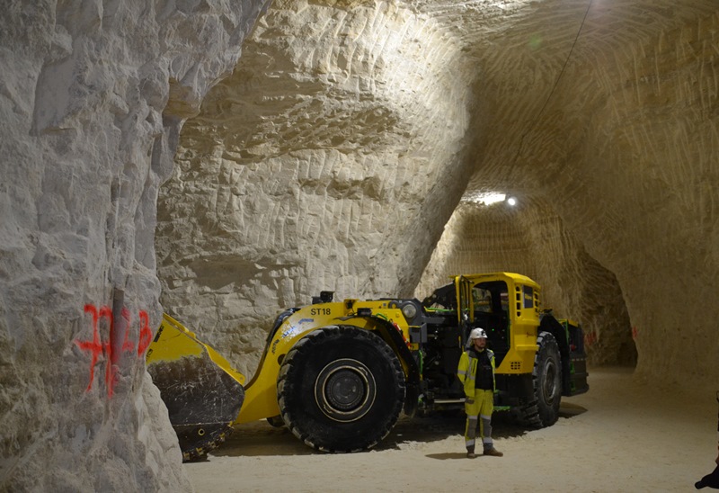 Carrière de gypse sous la Forêt de Montmorency