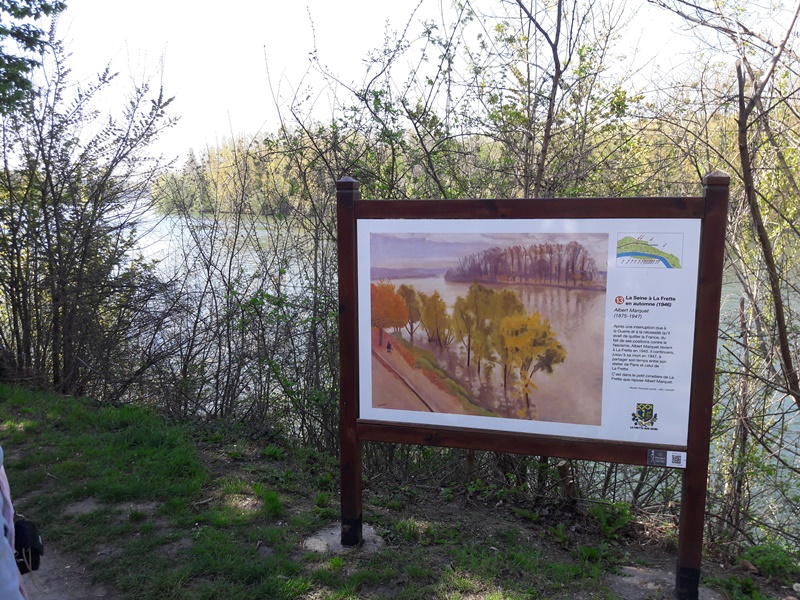 Chemin des peintres à La Frette-sur-Seine