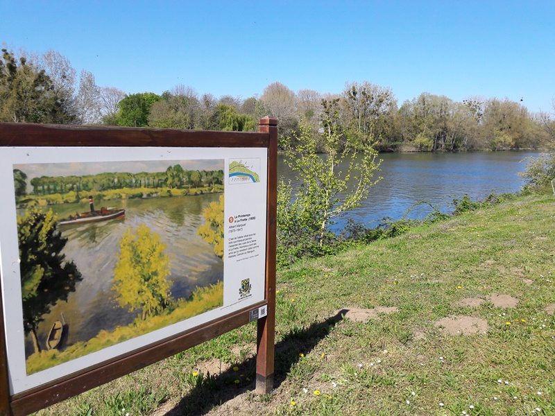 Chemin des peintres à La Frette-sur-Seine