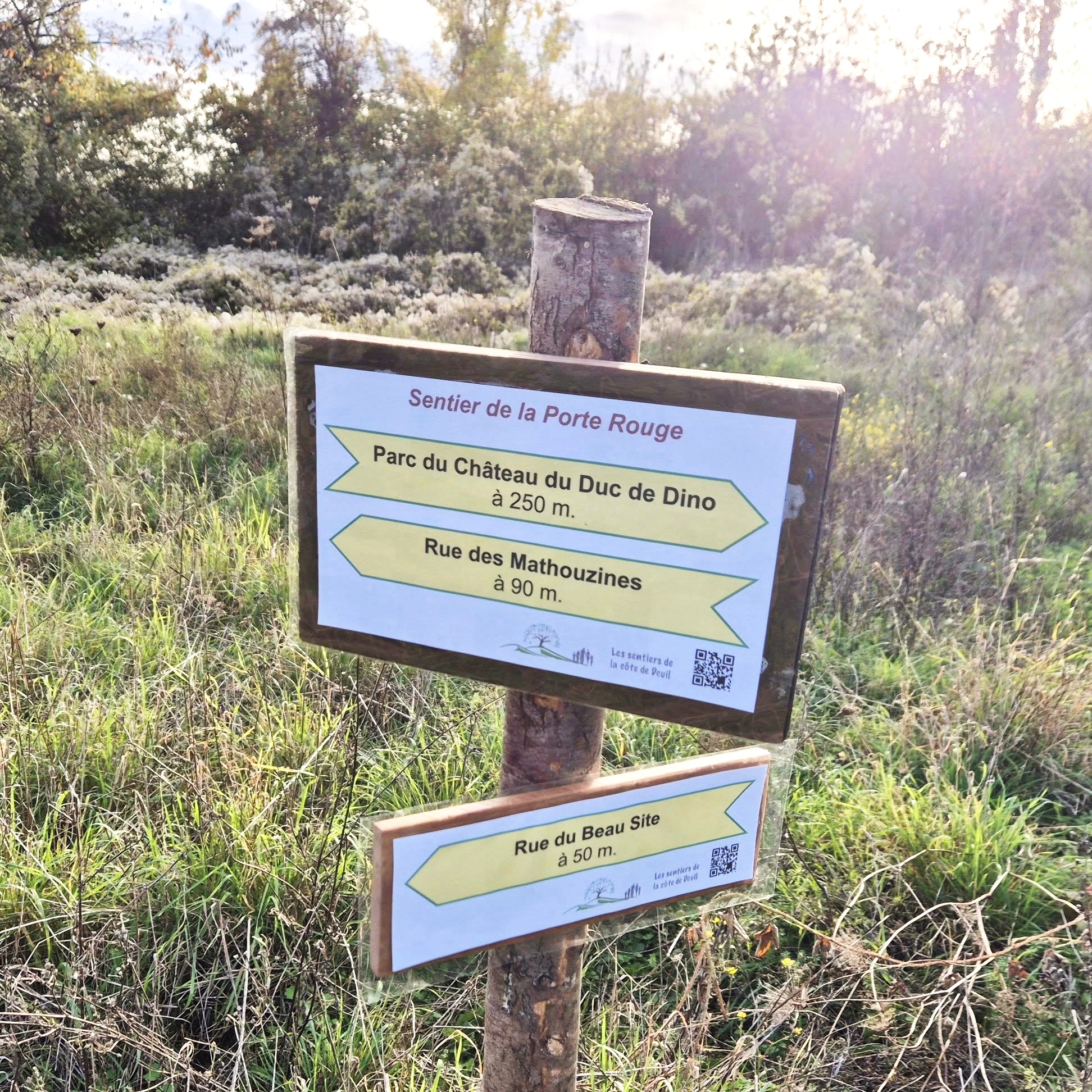 Sentier de la Porte Rouge (crédit asso Sentier de la Côte de Deuil)