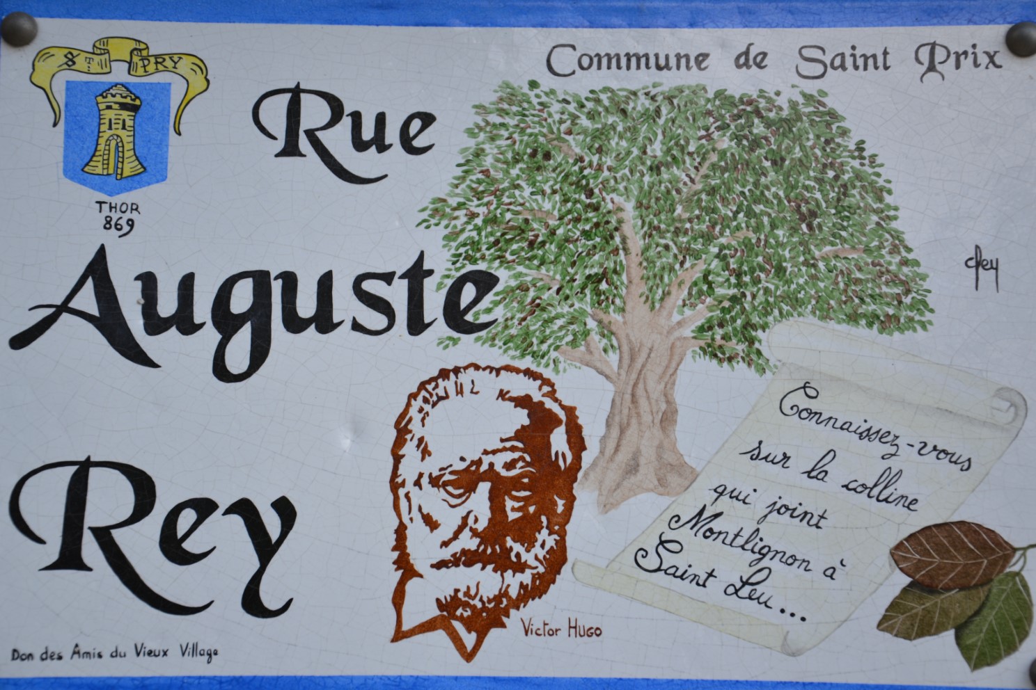 Rue Auguste Rey à Saint-Prix