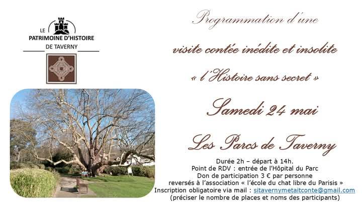 Visite contée 24 mai 2025 - Les parcs tabernaciens 