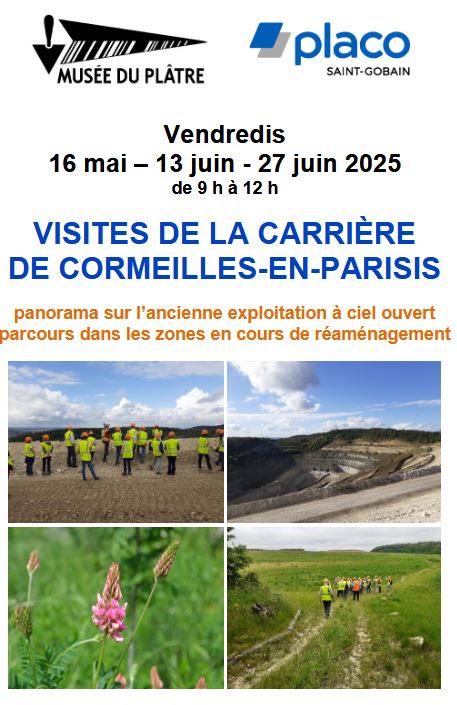 Visites de la carrière de Cormeilles-en-Parisis