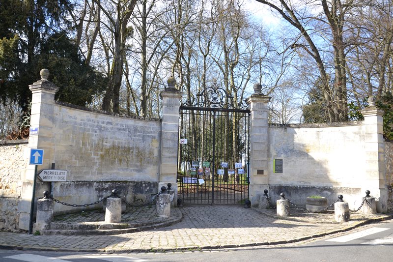 Circuit des sentes de Bessancourt- Entrée du parc du Château Madame