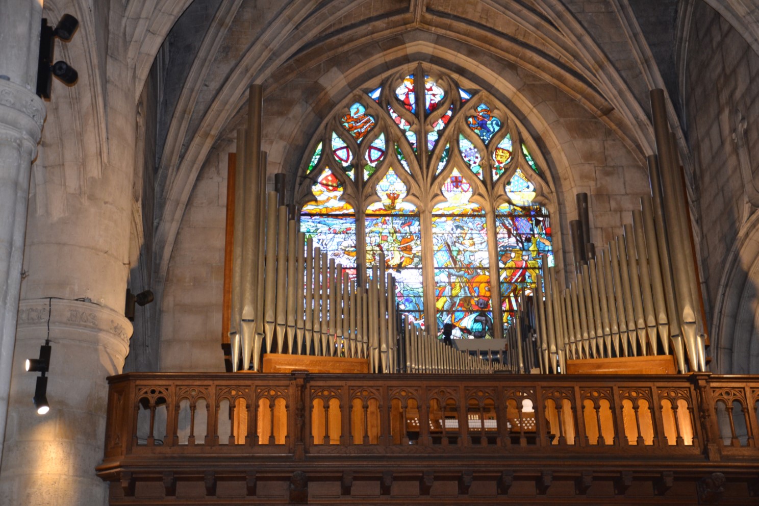Ouverture de L'orgue et vitrail de la Collégiale Saint-Martin de Montmorency