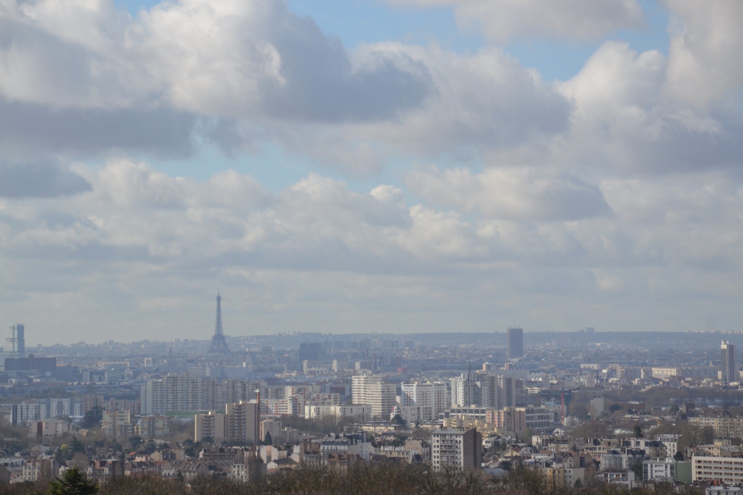 Vue de la Collégiale Saint-Martin de Montmorency