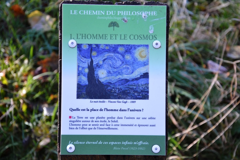 Panneau Chemin du Philosophe