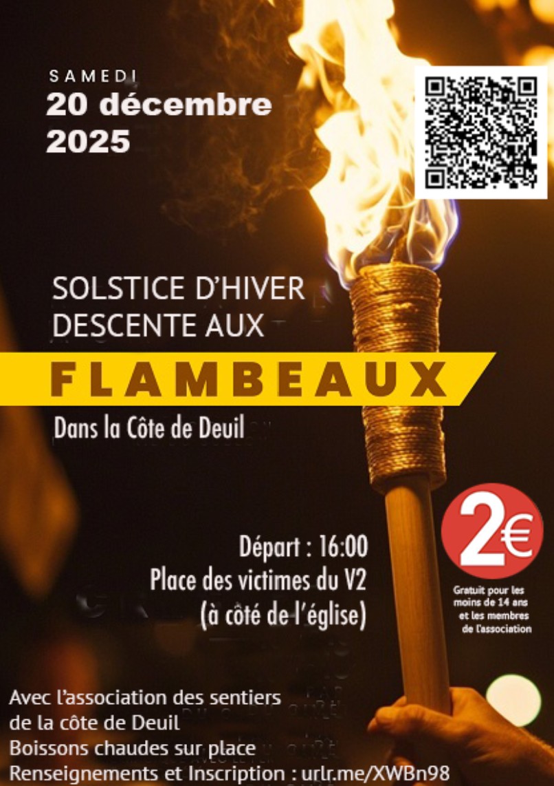 Descente aux flambeaux Deuil-la-Barre 2025
