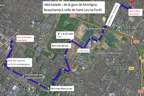 Idée balade gare Montigny - gare saint-Leu-la-Forêt Idée balade gare Montigny - gare saint-Leu-la-Forêt