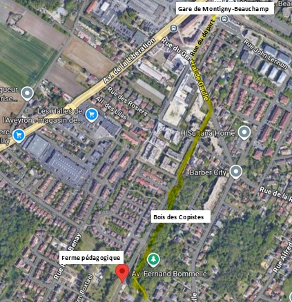 Idée balade gare Montigny - gare saint-Leu-la-Forêt - départ Idée balade gare Montigny - gare saint-Leu-la-Forêt - départ